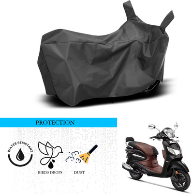 ANTHUB Waterproof Two Wheeler Cover for Hero(Pleasure Plus, Black)