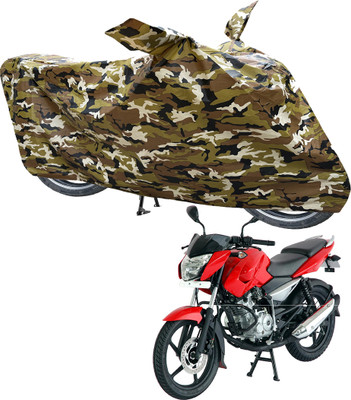 RiderShine Waterproof Two Wheeler Cover for Bajaj(Pulsar 135 BS6, Multicolor)