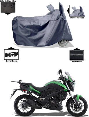 GOSHIV-car and bike accessories Waterproof Two Wheeler Cover for Bajaj(Dominar 400 BS6, Grey)
