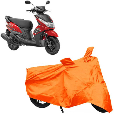ROYAL AUTO MART Two Wheeler Cover for Yamaha(Ray Z, Orange)
