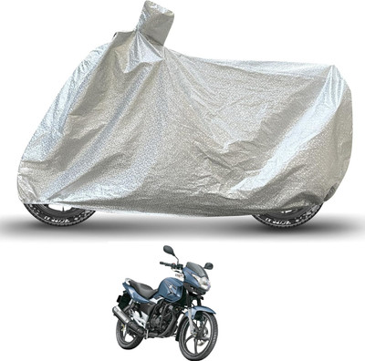 Caronix Waterproof Two Wheeler Cover for Suzuki(GS 150R, Silver)