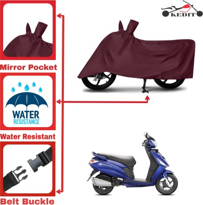 KEDIT Two Wheeler Cover for Hero(Maestro Edge, Maroon)