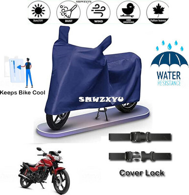 DeepShakshi AUTOMOTIVE Waterproof Two Wheeler Cover for Honda(SP125, Blue)