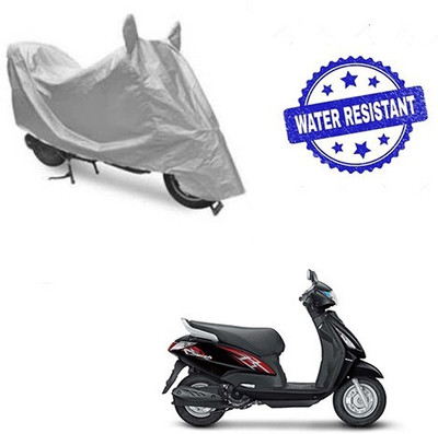 DeepShakshi AUTOMOTIVE Waterproof Two Wheeler Cover for Suzuki(Swish, Silver)