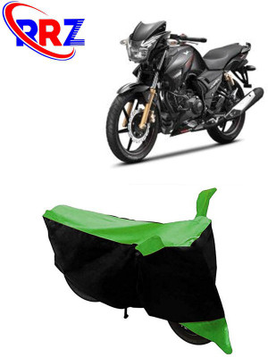 RRZ Waterproof Two Wheeler Cover for TVS(Apache RTR 180, Black, Green)