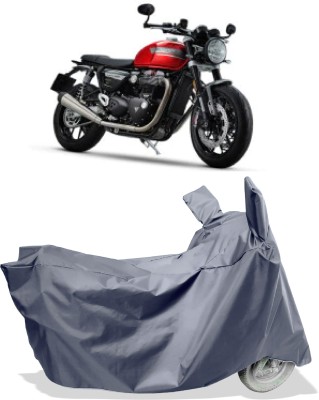 Amexride Two Wheeler Cover for Triumph(Speed Twin BS6, Grey)