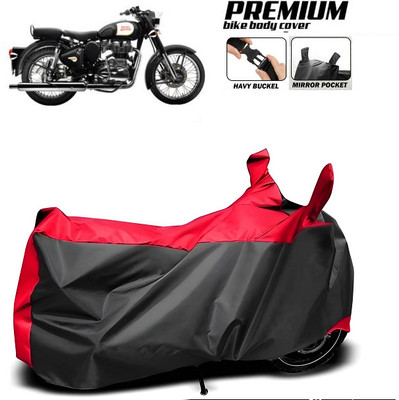 smwzxyu Two Wheeler Cover for Royal Enfield(Red)