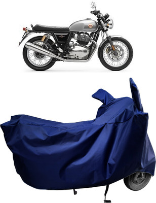 Amexride Two Wheeler Cover for Royal Enfield(Interceptor 650, Blue)