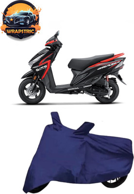 WRAPSTRIC Waterproof Two Wheeler Cover for Honda(Grazia, Blue)