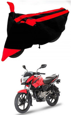 AutoGalaxy Waterproof Two Wheeler Cover for Bajaj(Pulsar 135, Red, Black)
