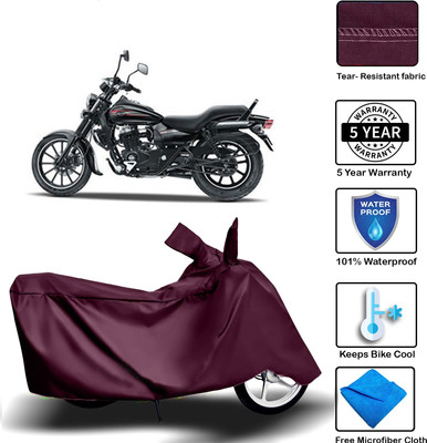 MISSION COLLECTION Waterproof Two Wheeler Cover for Bajaj(Avenger 150 Street, Maroon)