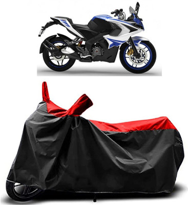 MMSSTAR Waterproof Two Wheeler Cover for Bajaj(Pulsar RS 200, Red)