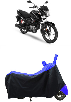 Coxtor Waterproof Two Wheeler Cover for Hero(MotoCorp Glamour, Blue)