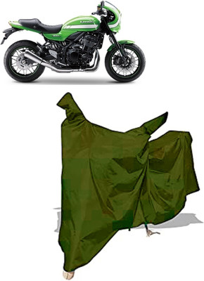 Amexride Two Wheeler Cover for Kawasaki(Z900 RS Cafe Racer, Maroon)