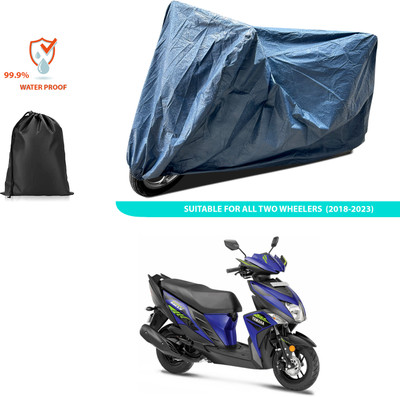 ANTHUB Waterproof Two Wheeler Cover for Yamaha(Cygnus Ray ZR BS6, Blue)