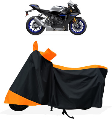 Tricway Two Wheeler Cover for Yamaha(YZF R1 M, Orange)