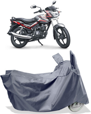 Amexride Two Wheeler Cover for TVS(Star City, Grey)