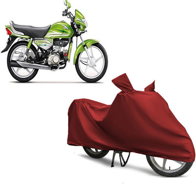 EGAL Waterproof Two Wheeler Cover for Hero(HF Deluxe Eco, Maroon)