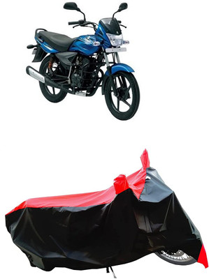 KEDIT Two Wheeler Cover for Bajaj(Platina 125, Red)