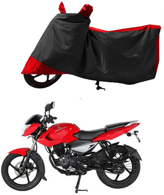 GROFATIK Two Wheeler Cover for Bajaj(Pulsar 135 LS DTS-i, Red)