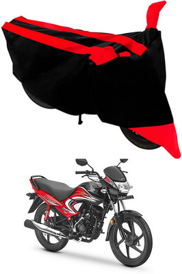 Mdstar Waterproof Two Wheeler Cover for Honda(Dream Yuga, Red, Black)