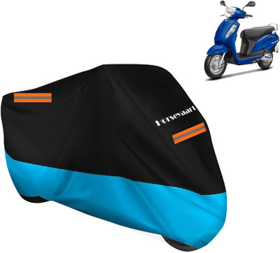 Horseyaart Waterproof Two Wheeler Cover for Suzuki(Access, Blue)