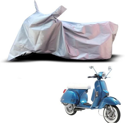 Varnwal E Commerce Waterproof Two Wheeler Cover for LML(Star Euro, Silver)