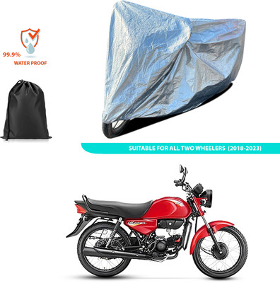 CODOKI Waterproof Two Wheeler Cover for Hero(CD Dawn, Silver)