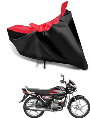 KEDIT Two Wheeler Cover for Hero(HF Deluxe i3s, Red, Black)