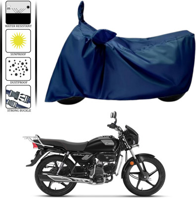 WMIZEXA Waterproof Two Wheeler Cover for Hero(Splendor Plus, Blue)
