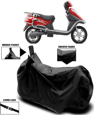 MMSSTAR Waterproof Two Wheeler Cover for Hero(Electric Cruz, Black)