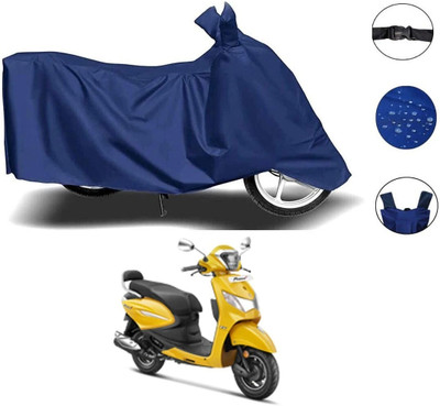 MMSSTAR Waterproof Two Wheeler Cover for Hero(Motocorp Electric Scooter, Blue)