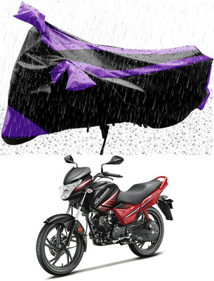 Furious3D Two Wheeler Cover for Hero(Glamour, Purple, Black)