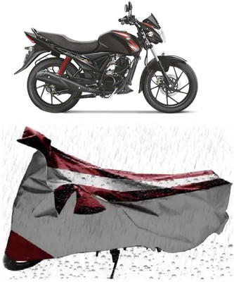 MISSION COLLECTION Waterproof Two Wheeler Cover for Suzuki(Sling Shot Plus, Silver)