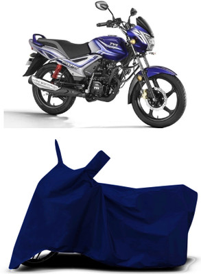 VESMEI Two Wheeler Cover for TVS(Star City Plus BS6, Blue)