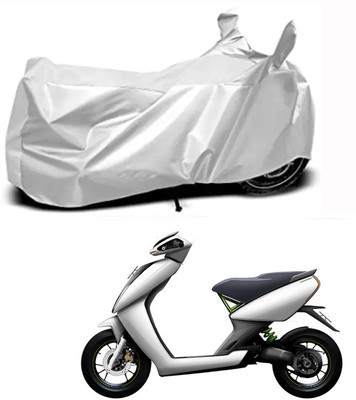 Aoriyon Two Wheeler Cover for Ather(450 X, Silver)