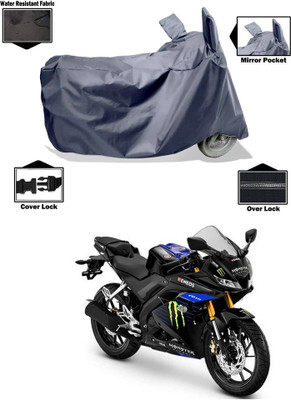 CODOKI Waterproof Two Wheeler Cover for Yamaha(YZF R15 V3 Moto GP Edition, Grey)