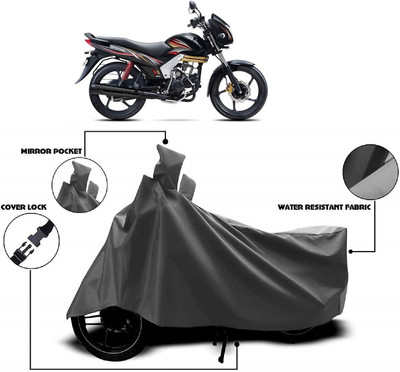 MMSSTAR Waterproof Two Wheeler Cover for Mahindra(Centuro, Grey)