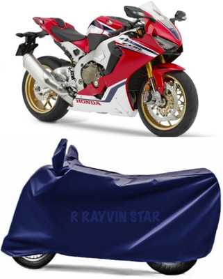 R Rayvin Star Two Wheeler Cover for Honda(CBR 1000RR, Blue)