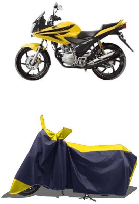 SUGASHRI Waterproof Two Wheeler Cover for Honda(CBF Stunner, Yellow, Blue)