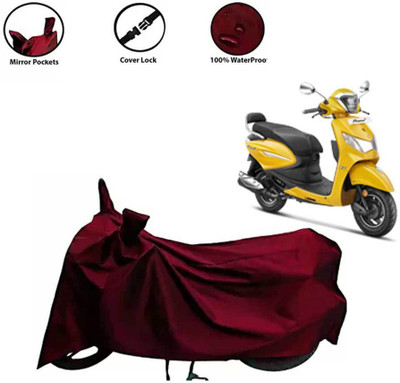 Aamaya Store Waterproof Two Wheeler Cover for Yamaha(YZF R1M, Maroon)