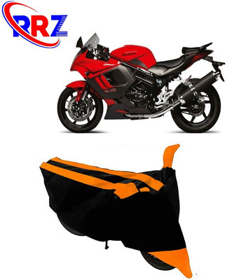 RRZ Waterproof Two Wheeler Cover for Hyosung(GT650R, Black, Orange)