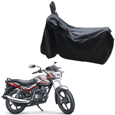 KEDIT Two Wheeler Cover for TVS(Star City, Black)