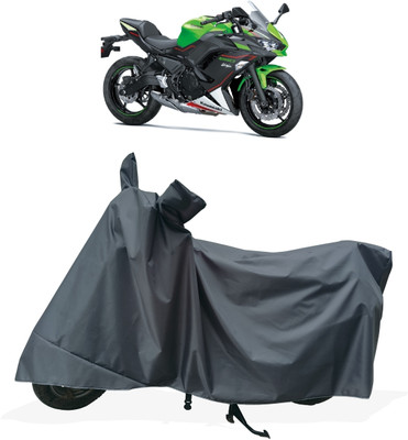 Tricway Two Wheeler Cover for Kawasaki(Ninja 650, Grey)