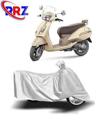 RRZ Waterproof Two Wheeler Cover for TVS(Jupiter classic, White)