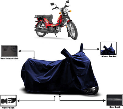 Amexride Two Wheeler Cover for TVS(XL 100 Heavy Duty, Blue)