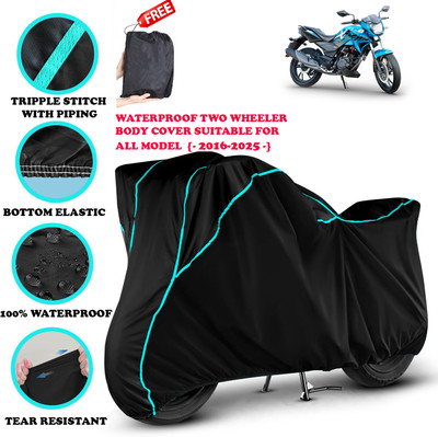 AutoGalaxy Waterproof Two Wheeler Cover for Hero(Xtreme 200R, Black)