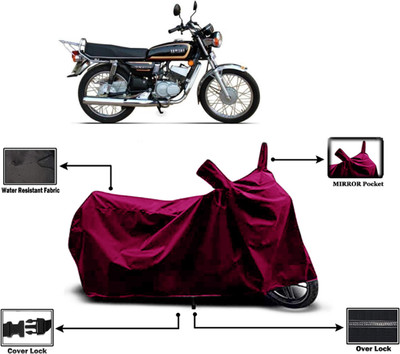 Amexride Two Wheeler Cover for Yamaha(RX135, Maroon)
