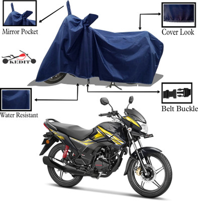 KEDIT Two Wheeler Cover for Honda(SP125, Blue)