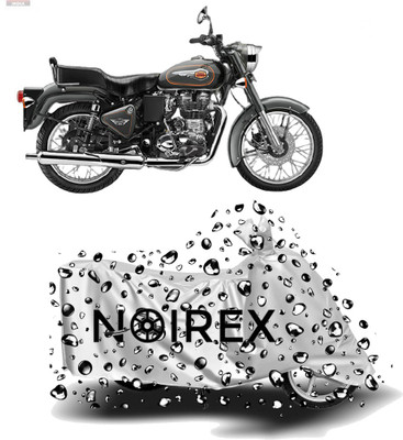 NOIREX Two Wheeler Cover for Royal Enfield(Bullet 500, Silver)